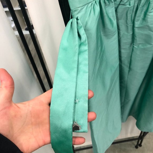 NEW AQUA TEAL TURQUOISE Short Bridesmaid Dress, Mother of the Bride, Size 14 - Picture 6 of 9